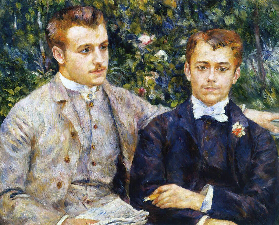 Charles and Georges Durand Ruel - by Pierre-Auguste Renoir