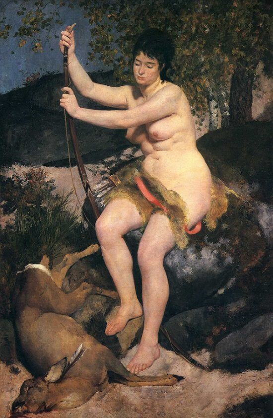 Diana - by Pierre-Auguste Renoir