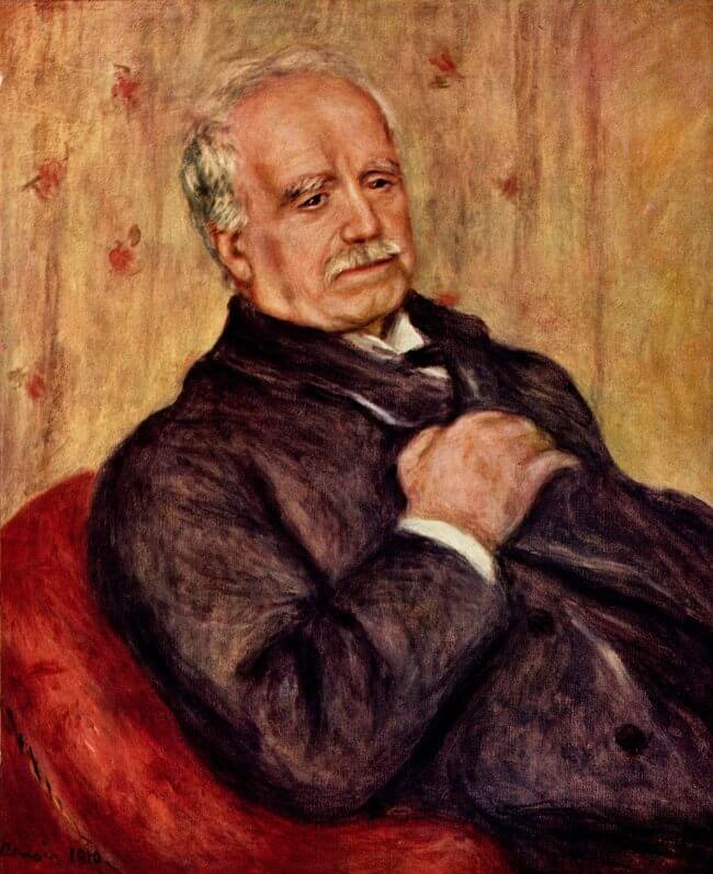 Portrait of Paul Durand-Ruel - by Pierre-Auguste Renoir