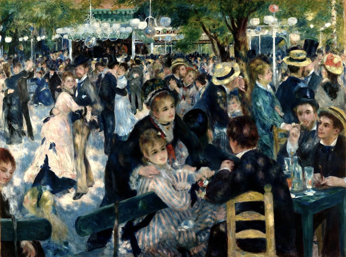 Bal du moulin de la Galette, by Pierre-Auguste Renoir