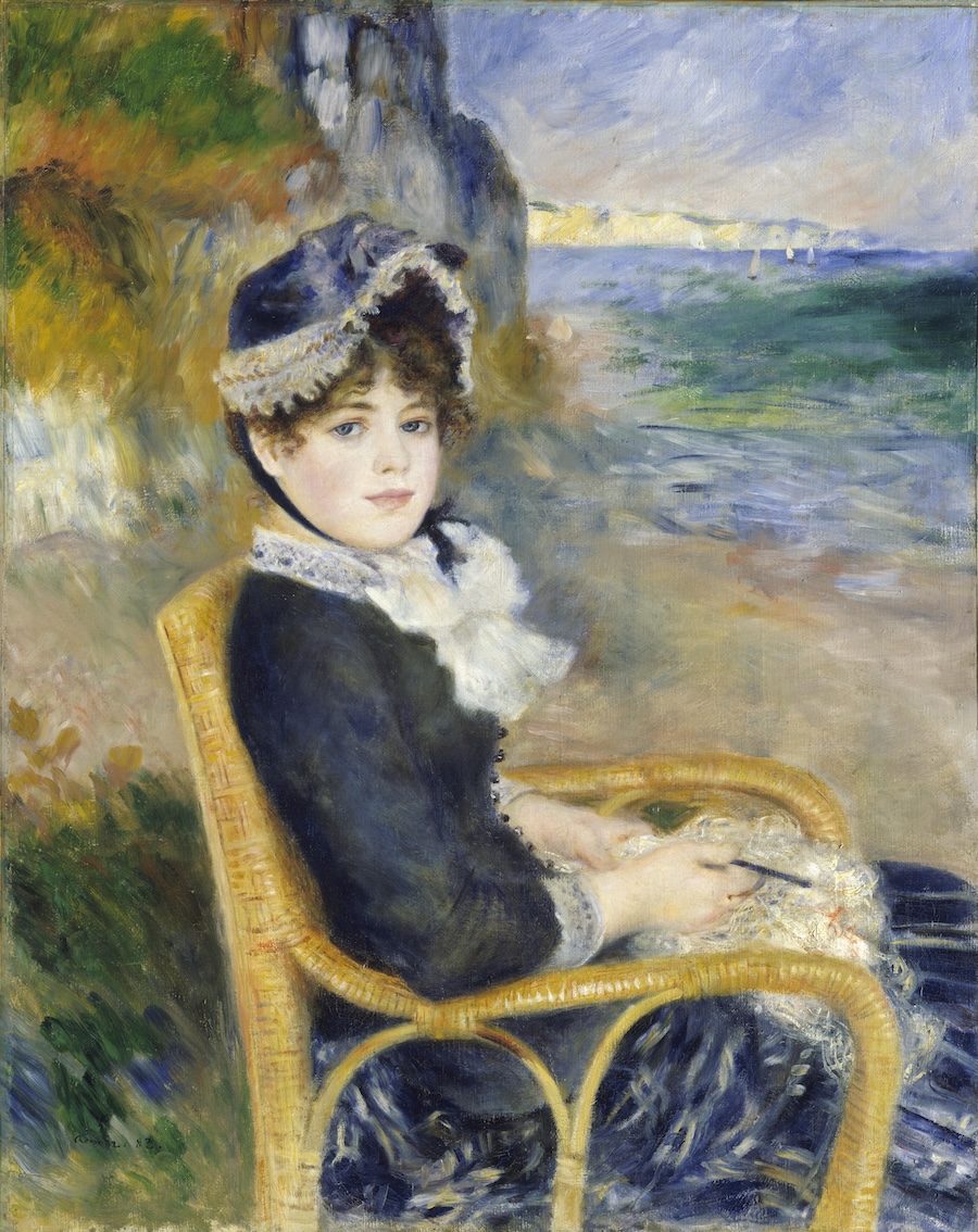 By the Seashore - by Pierre-Auguste Renoir