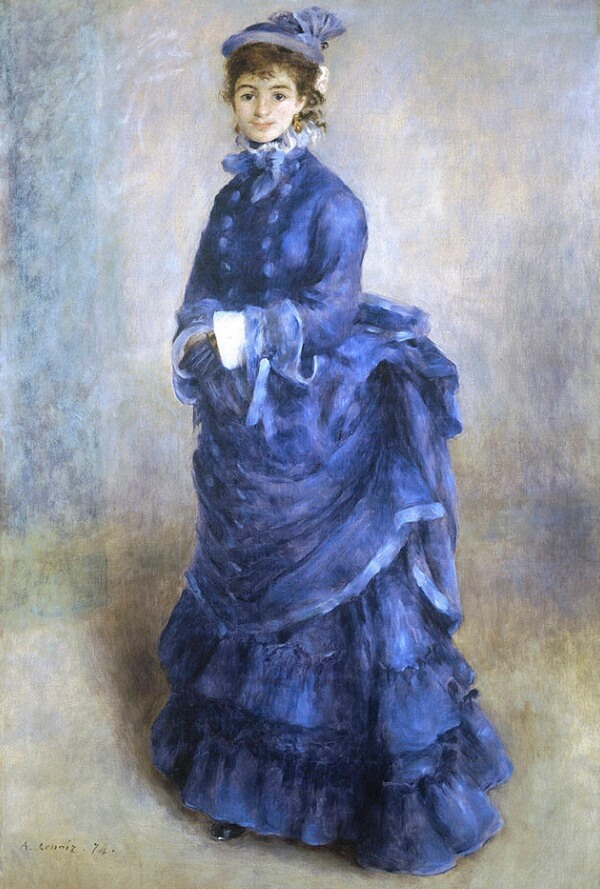 La Parisienne, 1874 - by Pierre-Auguste Renoir