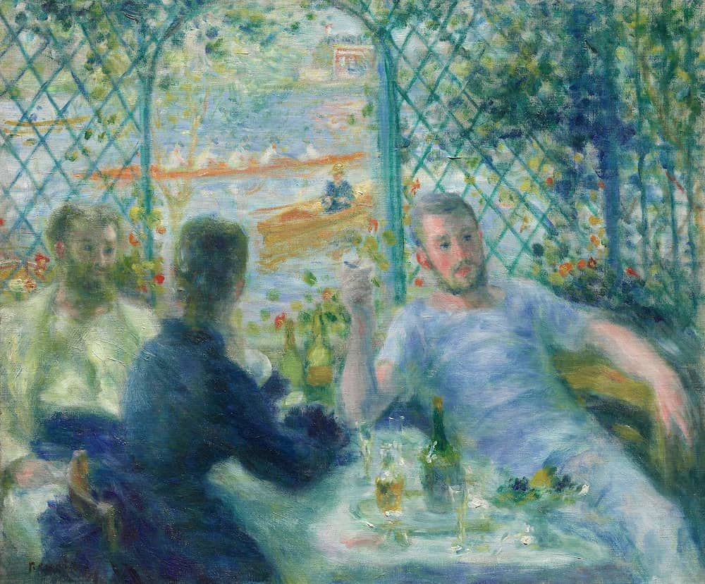 Lunch at the Restaurant Fournaise - by Pierre-Auguste Renoir