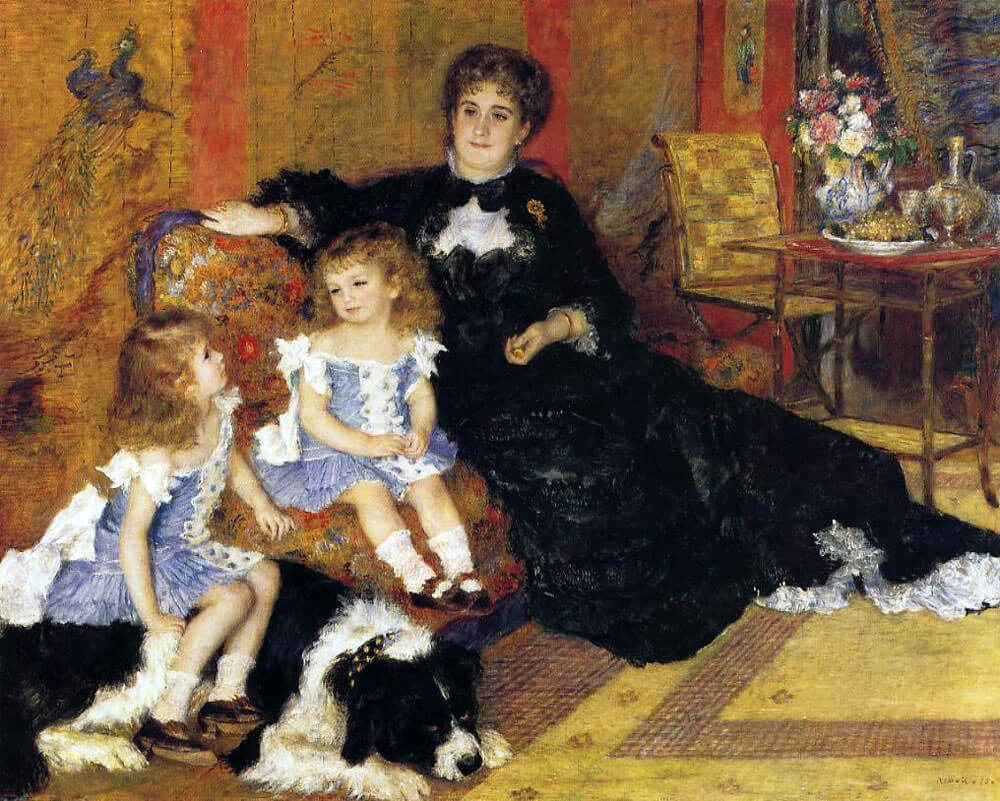 Madame Charpentier and Her Children - by Pierre-Auguste Renoir