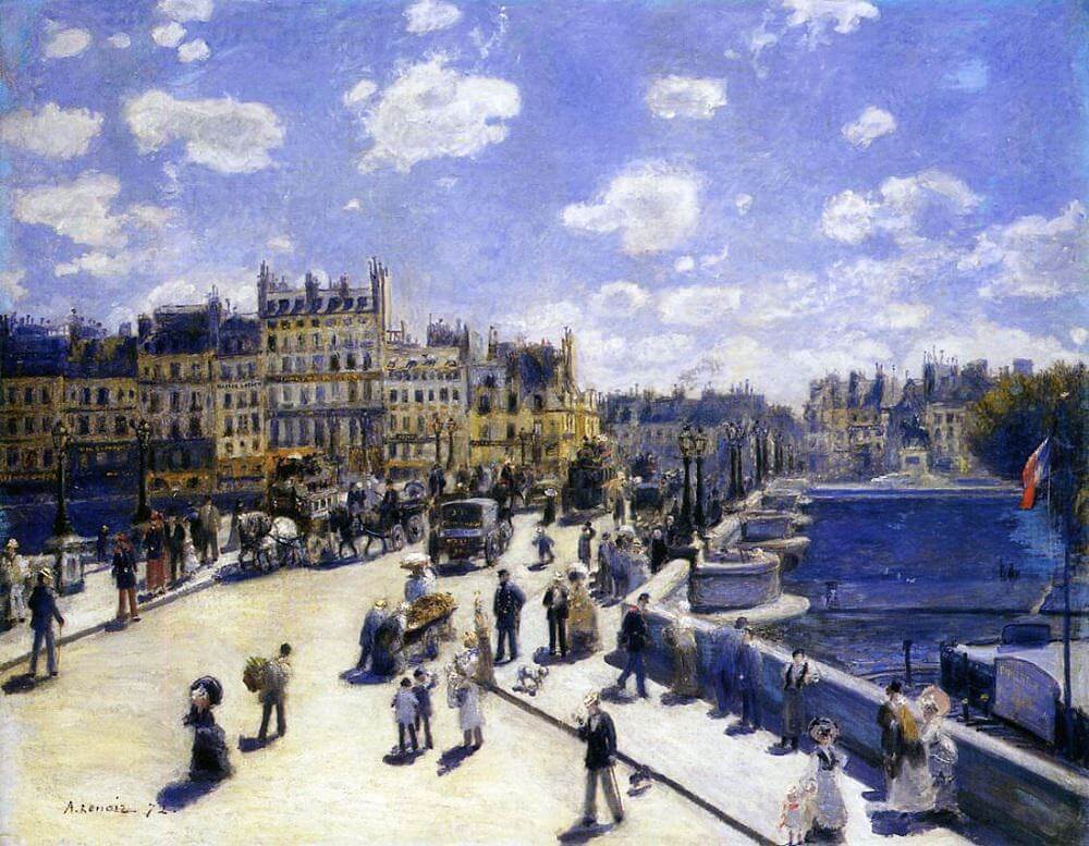 Pont Neuf - by Pierre-Auguste Renoir