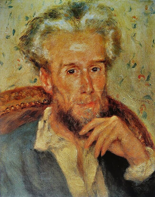 Portrait of Victor Chocquet - by Pierre-Auguste Renoir