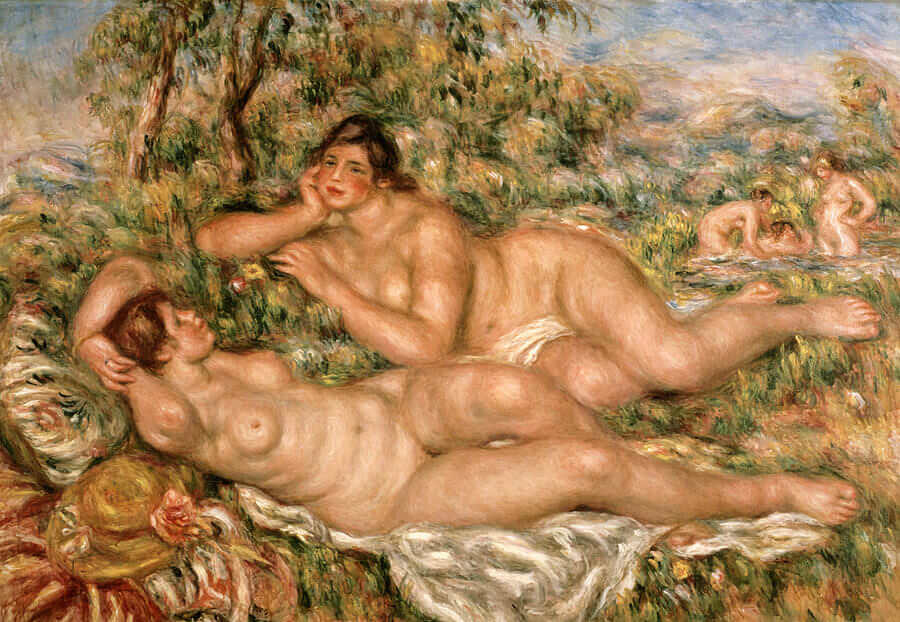 The bathers - by Pierre-Auguste Renoir