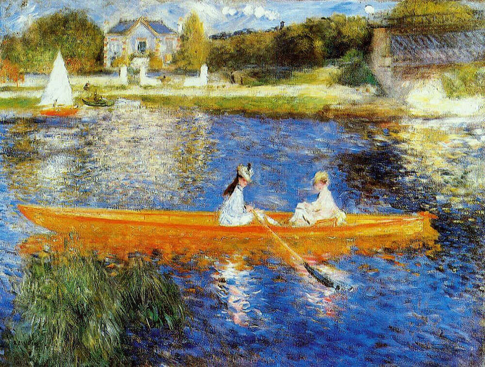 The Skiff - by Pierre-Auguste Renoir