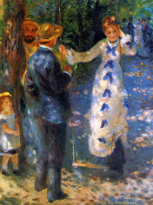 The Swing - by Pierre-Auguste Renoir