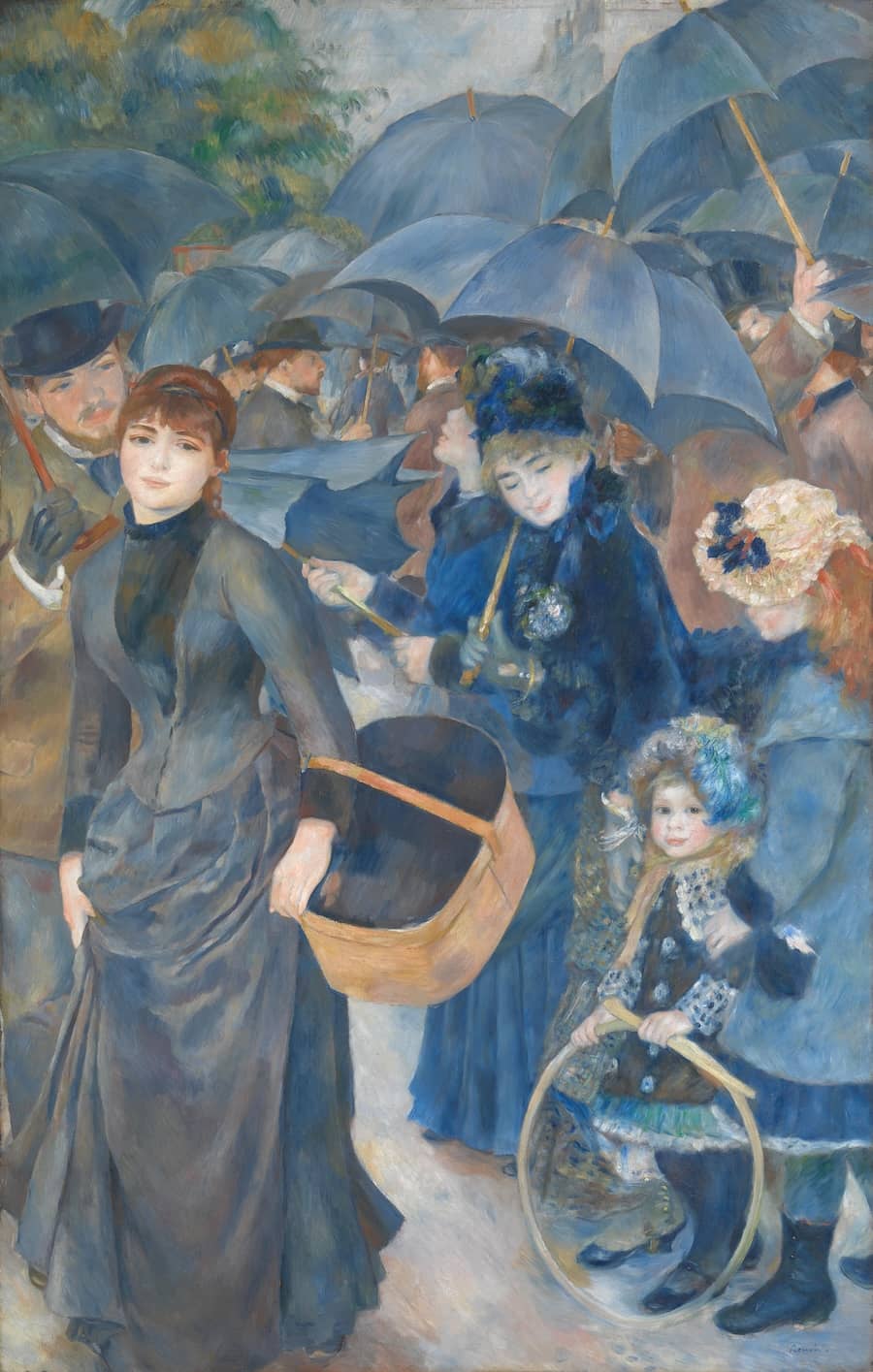 The Umbrellas - by Pierre-Auguste Renoir