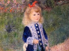 A Girl with a Watering Can by Pierre-Auguste Renoir