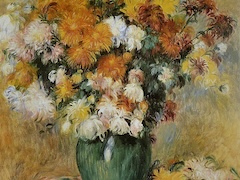 Bouquet of Chrysanthemums by Pierre-Auguste Renoir