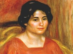 Gabrielle in a Red Blouse by Pierre-Auguste Renoir