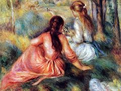 In the Meadow by Pierre-Auguste Renoir