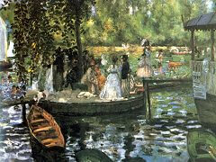 La Grenouillere by Pierre-Auguste Renoir