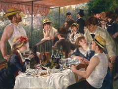 Luncheon of the Boating Party by Pierre-Auguste Renoir