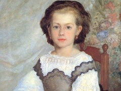 Mademoiselle Romaine Lascaux by Pierre-Auguste Renoir