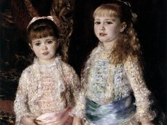 Pink and Blue by Pierre-Auguste Renoir