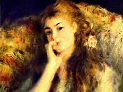 Portrait of a Girl by Pierre-Auguste Renoir