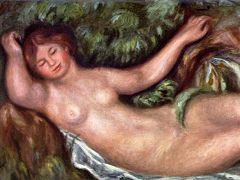 Reclining Nude by Pierre-Auguste Renoir