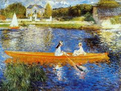 The Skiff by Pierre-Auguste Renoir