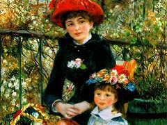 Two Sisters by Pierre-Auguste Renoir